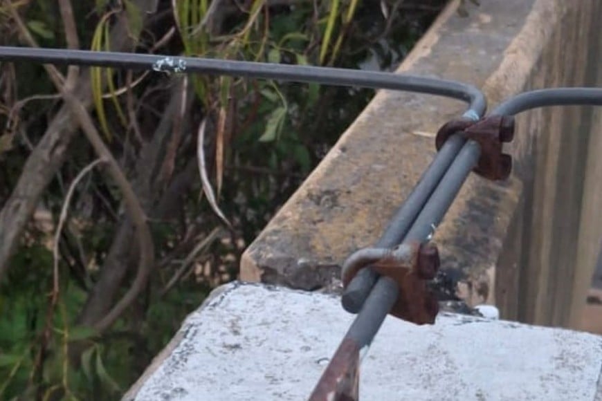 robo frustrado de cables de cobre en el Conicet