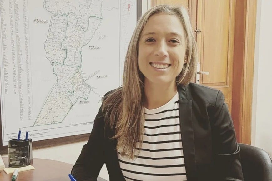 Juliana Caillat, subsecretaria de Vinculación Territorial de la provincia.