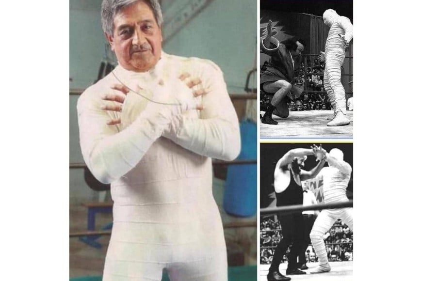 Murió Juan Manuel Figueroa, histórico intérprete de La Momia de Titanes en el Ring. Tenía 76 años y dedicó más de cinco décadas al catch argentino.