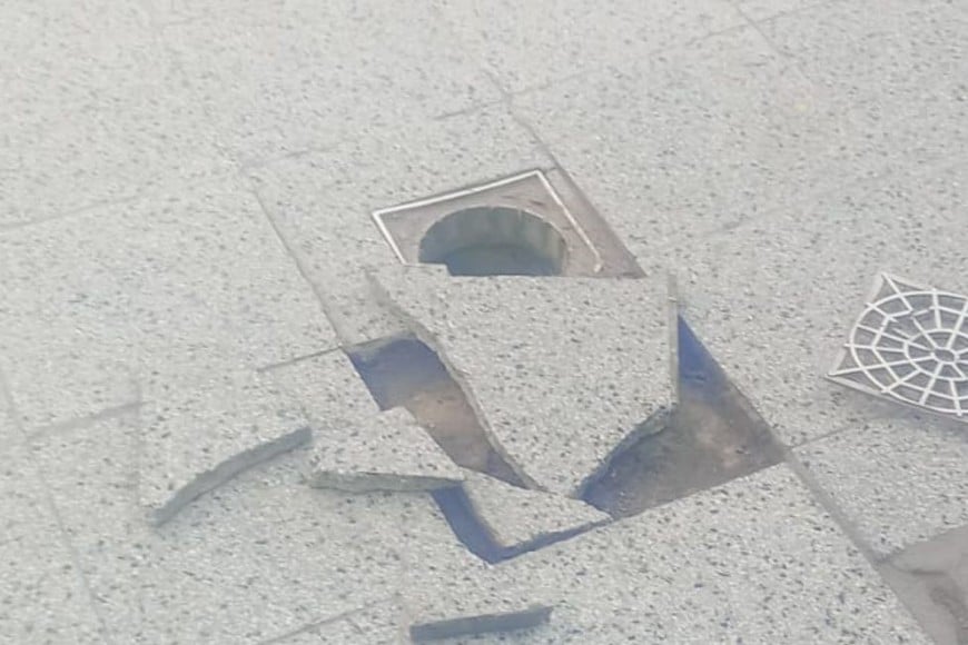 jardin infantes vandalizado en barrio Santa Rosa de Lima