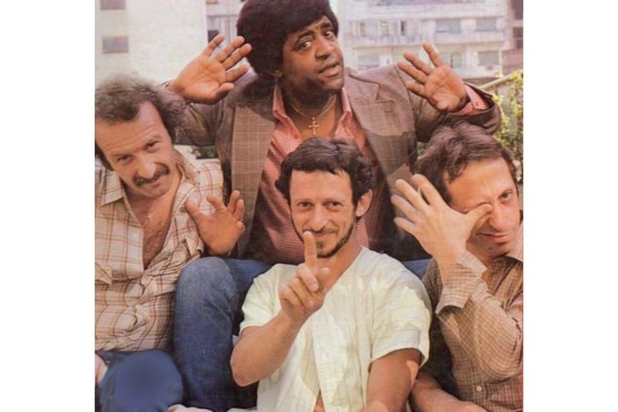 Opa, banda uruguaya: Hugo “Ringo” Thielmann, Rubén “Negro” Rada, Hugo y Osvaldo Fattoruso