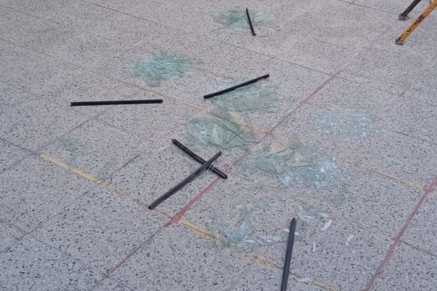 jardin infantes vandalizado en barrio Santa Rosa de Lima