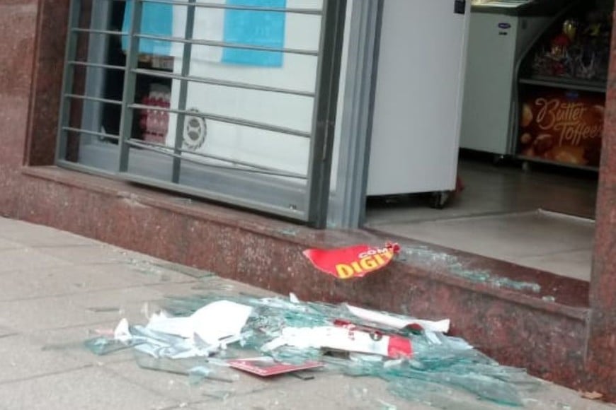 vandalismo en comercios Santa Fe