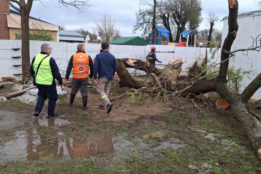 La Provincia asiste a las localidades de Las Rosas y San Genaro tras el temporal