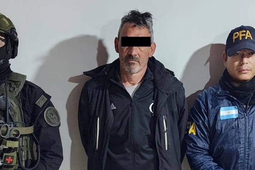 El momento de la detención de Bebote.