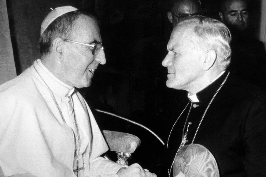 Luciani durante su breve papado. Foto: Archivo