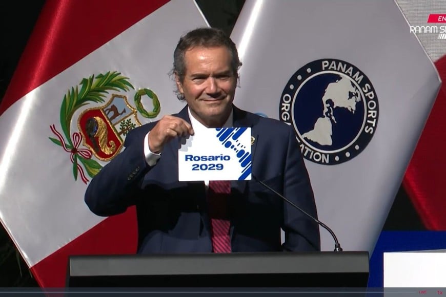 El momento del anuncio de Rosario.