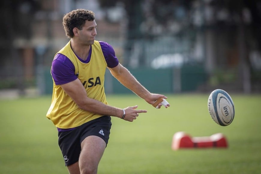 Felipe Villagrán en la Concentración Nacional pre Américas Rugby Championship. Foto: Prensa UAR (Gonzalo Prados)