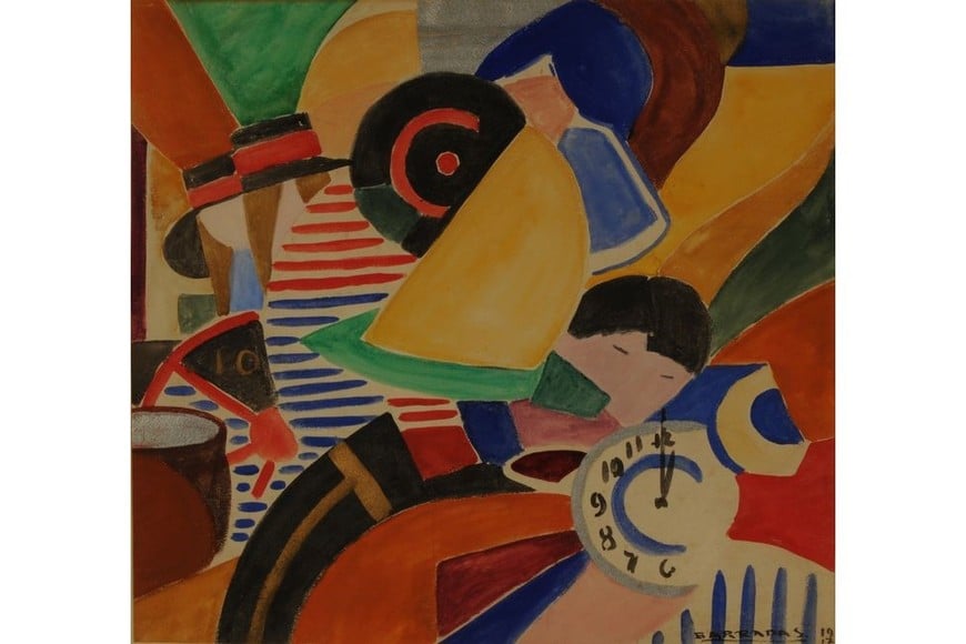 "Composición vibracionista". Foto: Museo Nacional de Bellas Artes