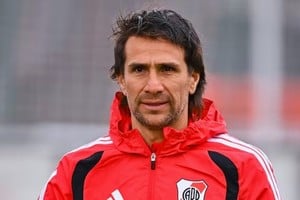 Leonardo Ponzio encabezó su primera práctica tras la salida de Eduardo Coudet.