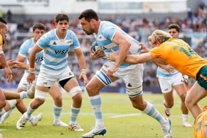 Los Pumas vs Australia, test match en Jujuy. Credito: Gaspafotos (Ramiro Vega - Daniel Gollan)