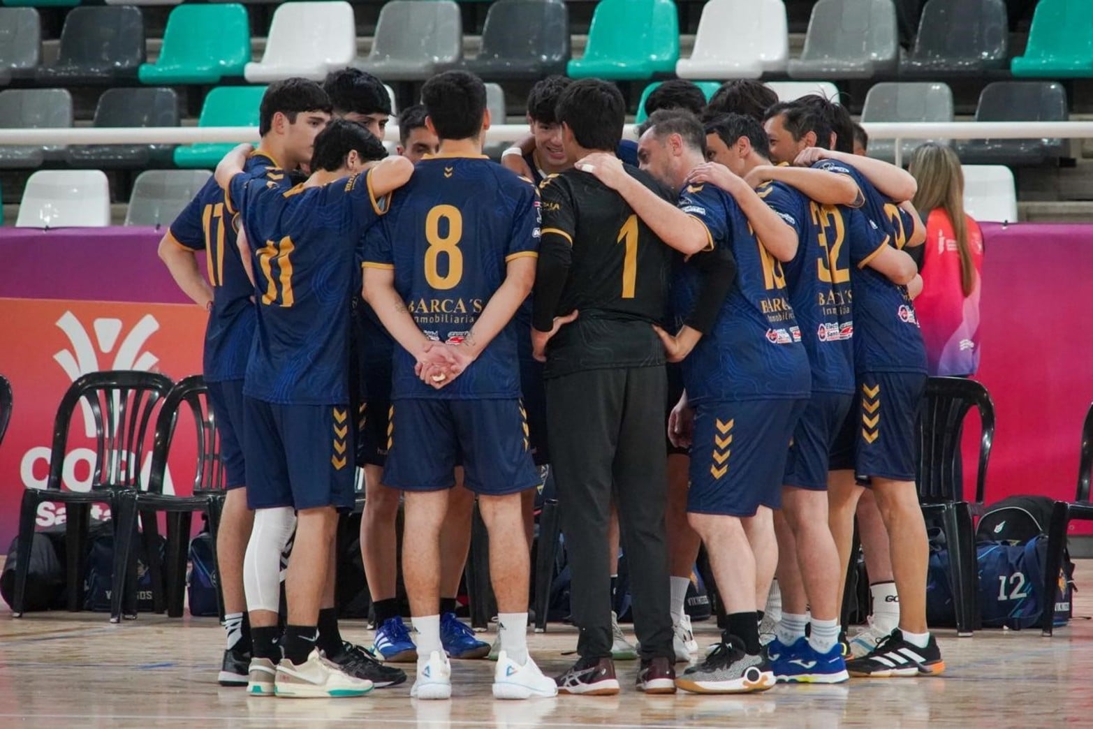 Test Event de handball: I.L Peretz y Alianza de Santo Tomé en el Invencible Santa Fe. Foto: Fernando Nicola