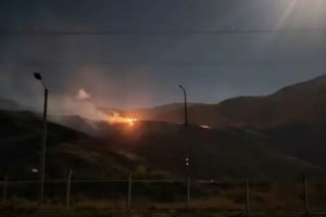 El fuego movilizó a brigadistas de distintos puntos de la provincia