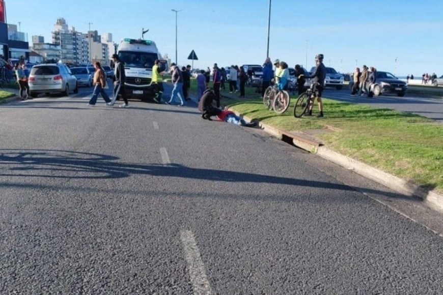 El siniestro vial ocurrido durante la tarde del sábado  Créditos: La Capital