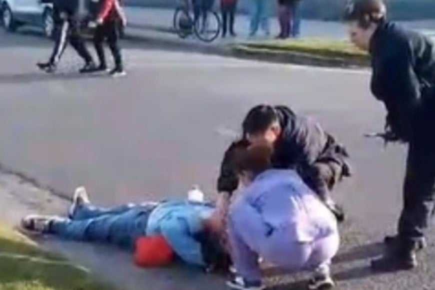 El episodio se registró en la intersección de la avenida Félix U. Camet y Valencia, Créditos:0223