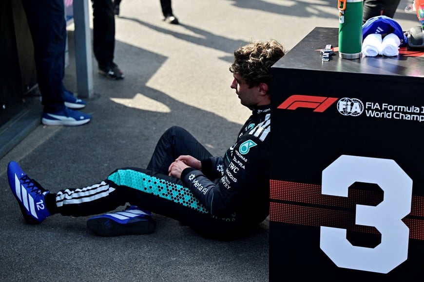 Formula One F1 - Hungarian Grand Prix - Hungaroring, Budapest, Hungary - July 26, 2026
Mercedes' Andrea Kimi Antonelli reacts after finishing third place in the Hungarian Grand Prix REUTERS/Marton Monus TPX IMAGES OF THE DAY