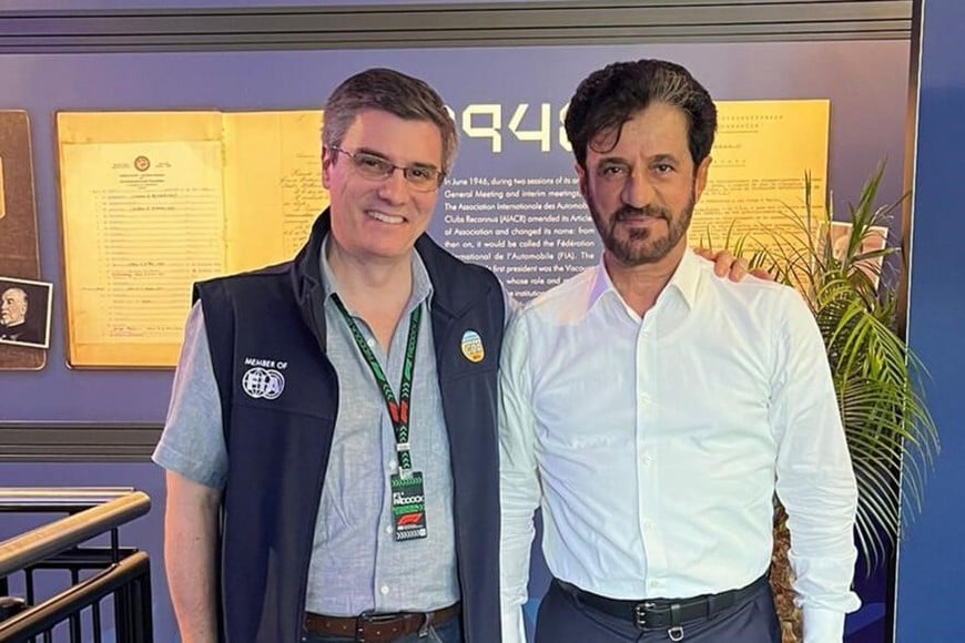 Presidente de la FIA en el rally de paraguay