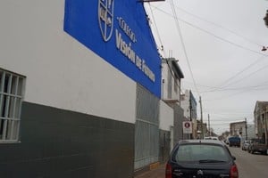 El grave suceso ocurrió frente a la escuela Visión de Futuro. Foto: Gentileza