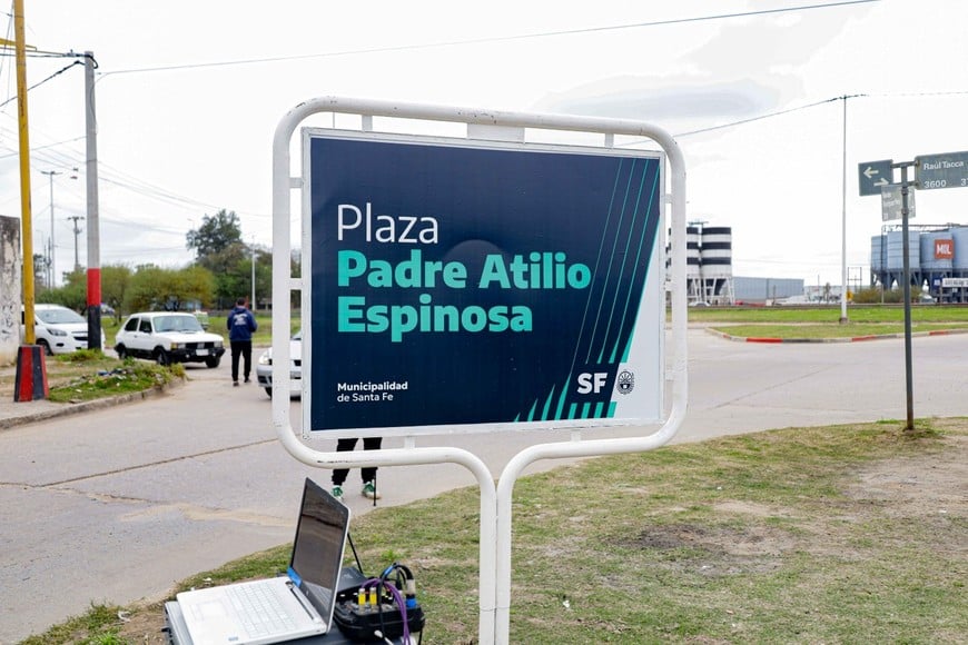 La Municipalidad inauguró la Plaza “Padre Atilio Espinosa” en barrio Centenario