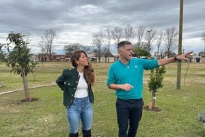 Galnares abordó proyectos de infraestructura, producción, educación, ambiente y deporte.