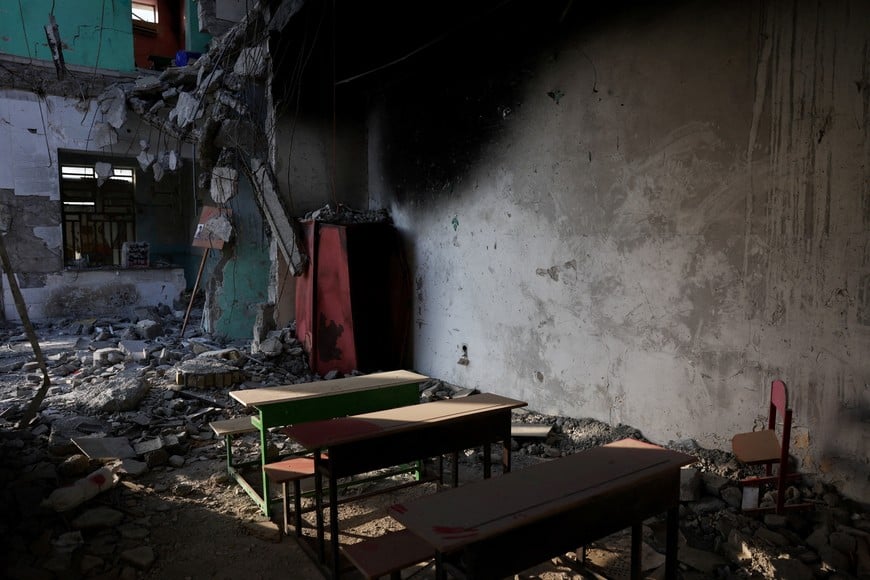 The Minab school which was damaged by a strike on February 28, in Minab, Iran, August 27, 2026. Majid Asgaripour/WANA (West Asia News Agency) via REUTERS ATTENTION EDITORS - THIS PICTURE WAS PROVIDED BY A THIRD PARTY. ISRAEL OUT. NO COMMERCIAL OR EDITORIAL SALES IN ISRAEL. NO ACCESS FOR ISRAELI MEDIA. NO USE BBC PERSIAN. NO USE VOA PERSIAN. NO USE MANOTO. NO USE IRAN INTERNATIONAL. NO USE RADIO FARDA. DIGITAL: NO USE BBC PERSIAN. NO USE VOA PERSIAN. NO USE MANOTO. NO USE IRAN INTERNATIONAL. NO USE RADIO FARDA. TPX IMAGES OF THE DAY