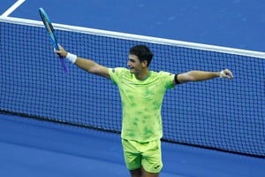 El argentino Mariano Navone celebra su victoria Créditos: REUTERS/Jeenah Moon