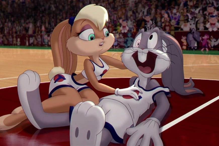 Lola Bunny, el personaje nuevo que presentó el film. Gentileza