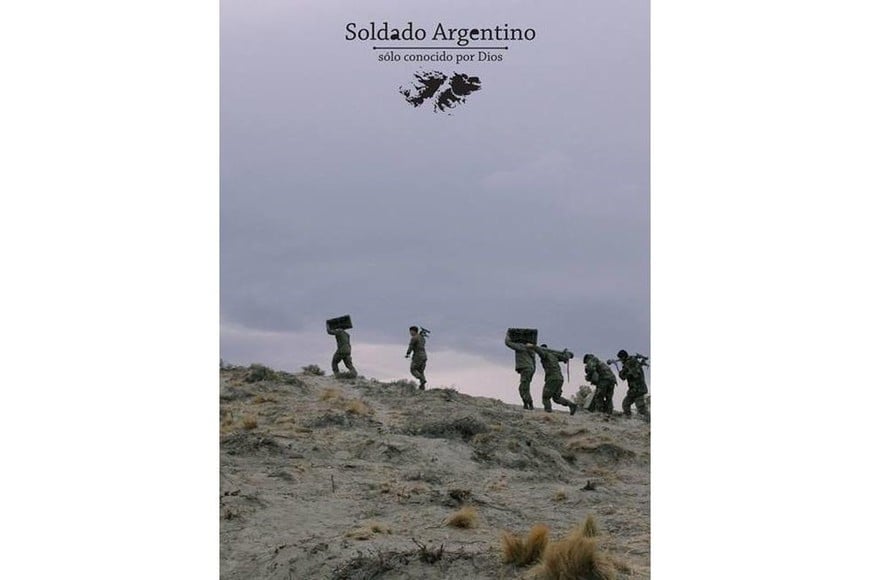 "Soldado argentino, solo conocido por Dios". Foto: Midú Junco Producciones