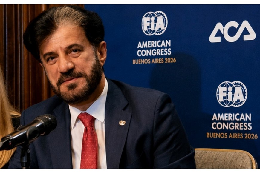 mohammed ben sulayem en conferencia de prensa en argentina
