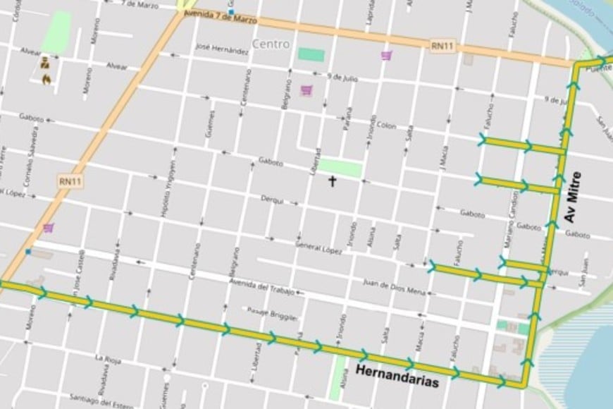 Quienes circulan por Luján deben evitar la 7 de Marzo para acceder al puente.