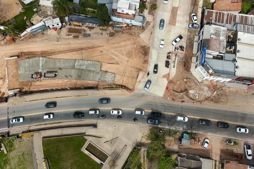 Cambió el acceso al Puente Carretero desde Santo Tomé: Foto: Fernando Nicola