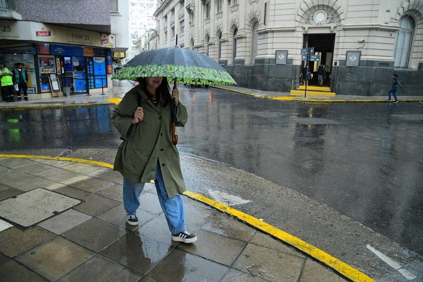 Las lluvias intensas pueden ser un agravante serio. Foto: Guillermo Di Salvatore