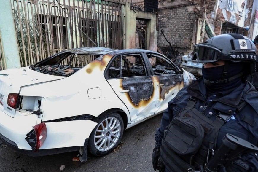 El vehículo explotó frente a una estación policial de Los Patios.