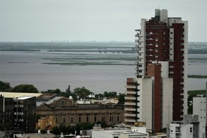 Setúbal. En 2023, fue la última crecida del río Paraná. Foto: Archivo Mauricio Garín
