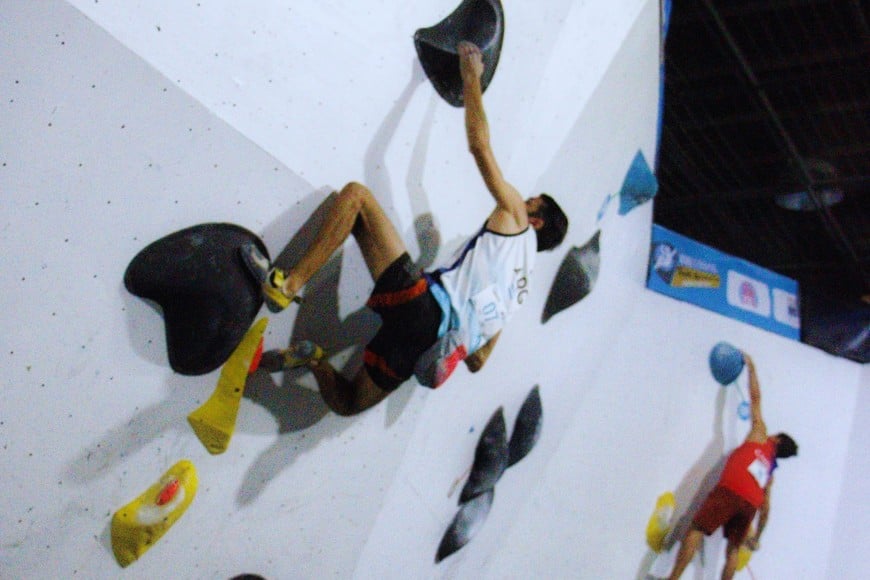 La escalada deportiva debutará en la categoría mayores en Santa Fe.
