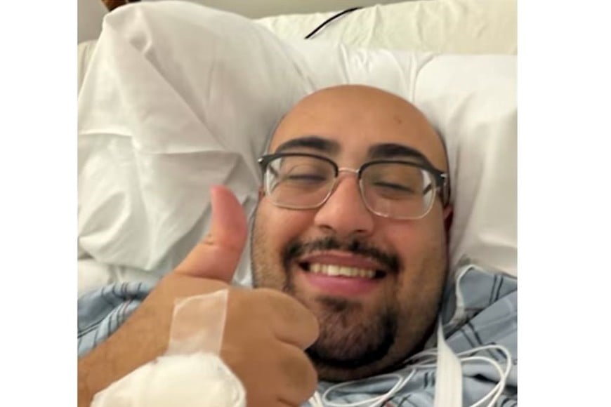 Thomas Fahmy fue asistido por vecinos y trasladado al hospital, donde descartaron lesiones graves.