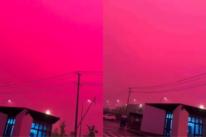 La postal óptica sirvió como preámbulo de severas complicaciones meteorológicas.