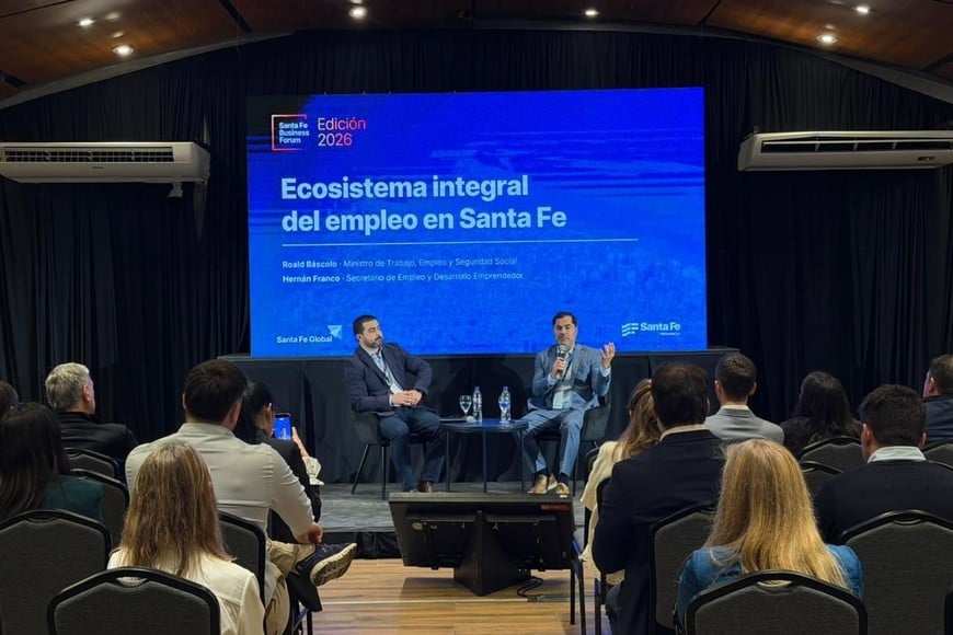 Roald Báscolo en  Santa Fe Business Forum.