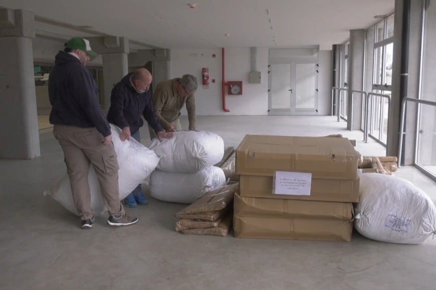 Juegos Suramericanos 2026: Llegaron los materiales deportivos de handball al estadio Invencible Santa Fe