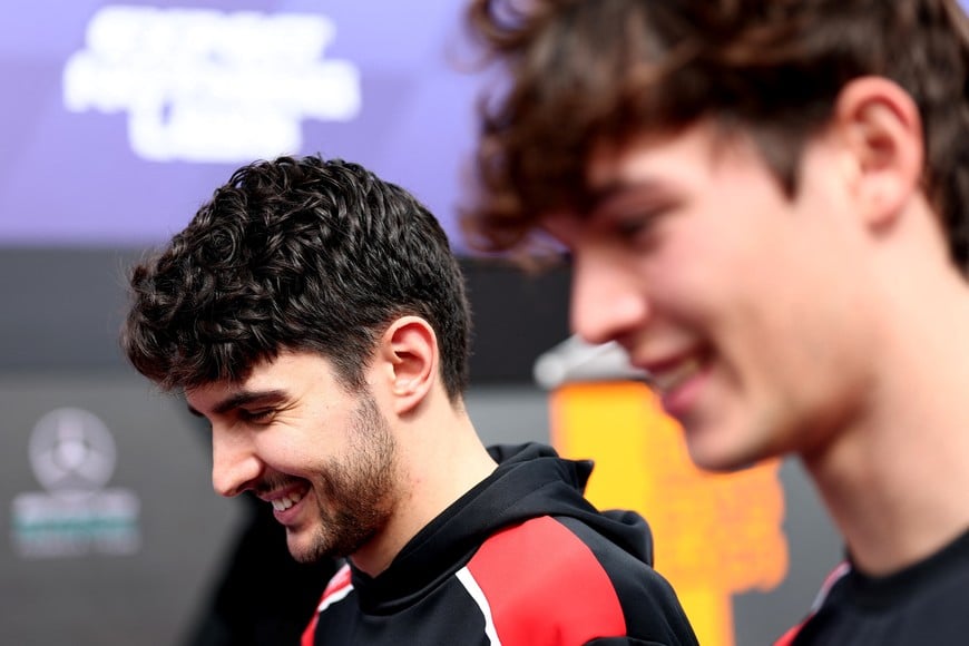 Formula One F1 - Australian Grand Prix - Albert Park Grand Prix Circuit, Melbourne, Australia - March 6, 2026
Haas' Esteban Ocon and Oliver Bearman before practice REUTERS/Mark Peterson