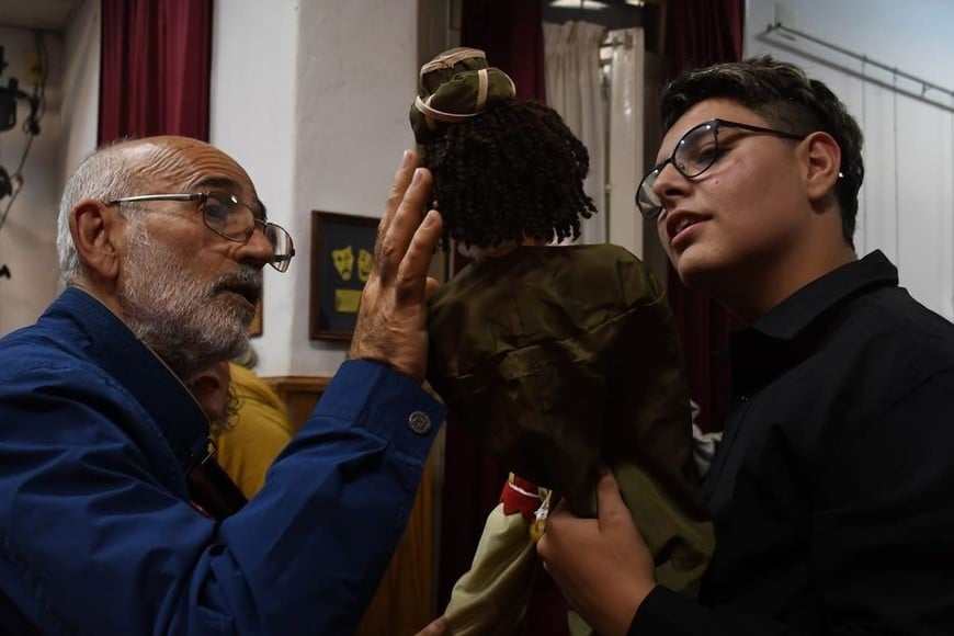 Los títeres son uno de los atractivos de la sala. Foto:  Gentileza El Retablo