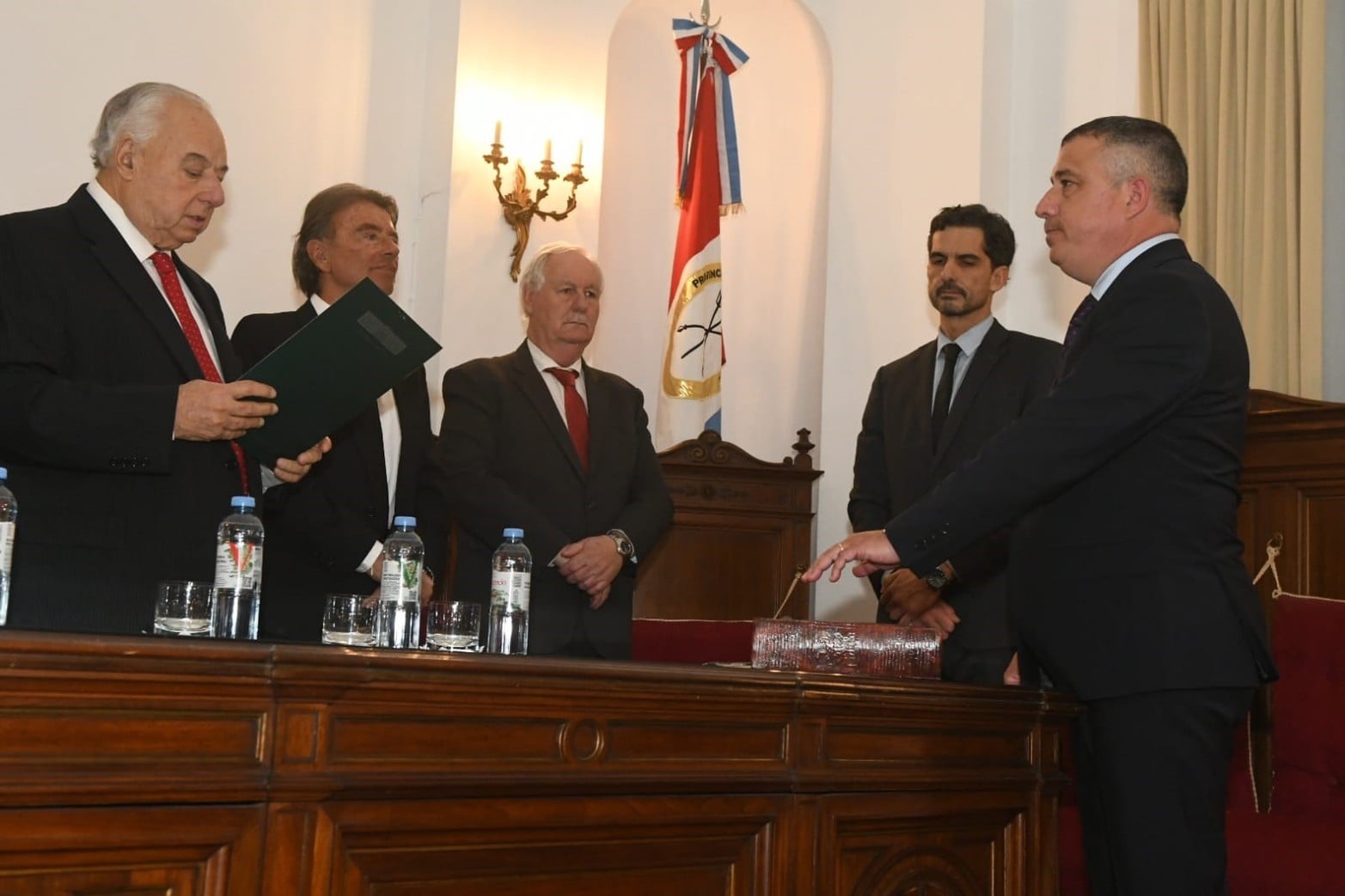 Diego Maciel juró como nuevo ministro de la Corte Suprema de Justicia de Santa Fe Crédito: Carolina Niklison