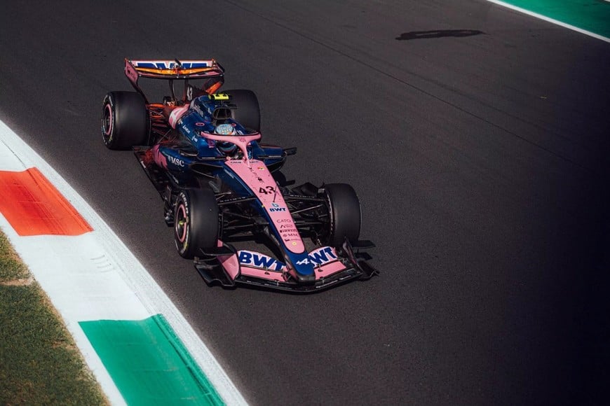 Franco Colapinto terminó 11° en la segunda práctica del GP de Italia.