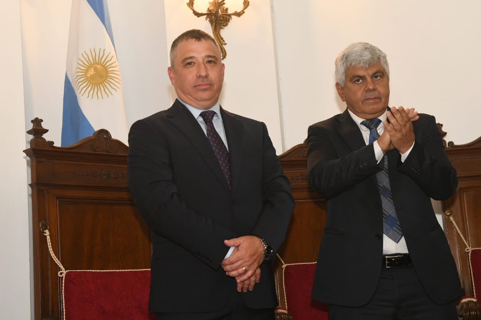 Diego Maciel juró como nuevo ministro de la Corte Suprema de Justicia de Santa Fe Crédito: Carolina Niklison