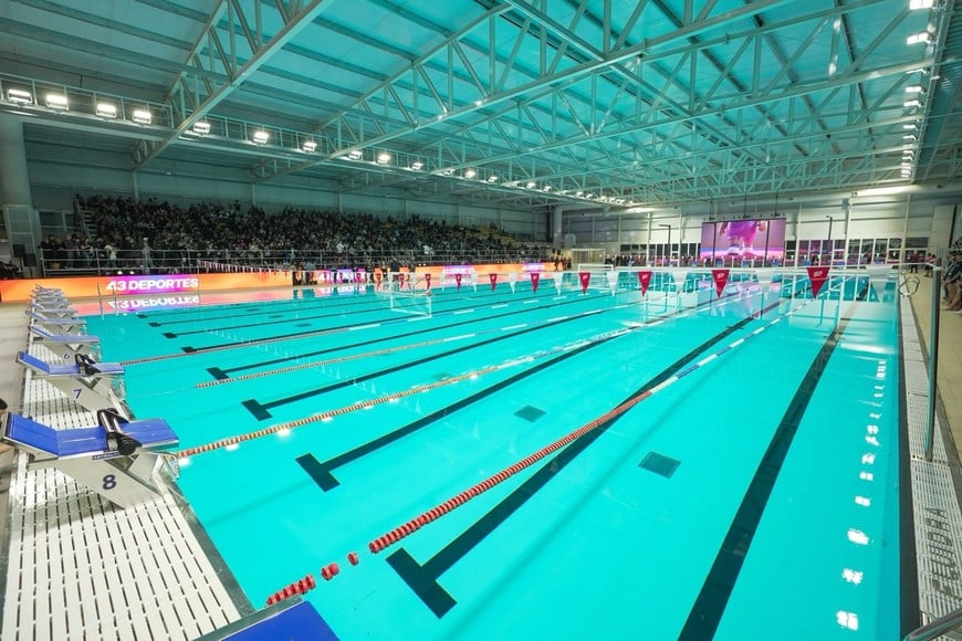 El Invencible Centro Acuático Provincial albergará natación, waterpolo, natación artística y saltos ornamentales.