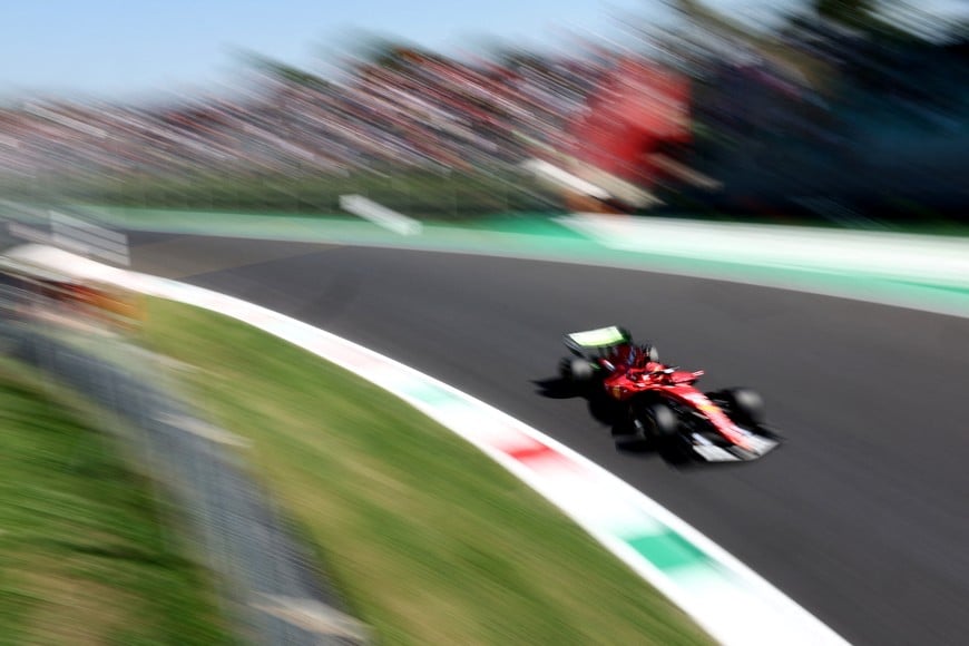 Formula One F1 - Italian Grand Prix - Autodromo Nazionale Monza, Monza, Italy - September 4, 2026
Ferrari's Charles Leclerc during practice REUTERS/Jakub Porzycki