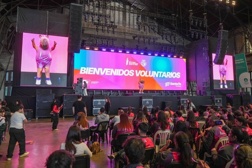 Juegos Suramericanos: Santa Fe dio la bienvenida y entregó los kits a los voluntarios