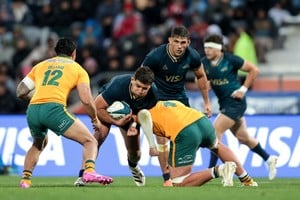 Los Pumas y Australia empataron 28-28 en Mendoza, en un choque reñido y notablemente parejo. FOTO: UAR