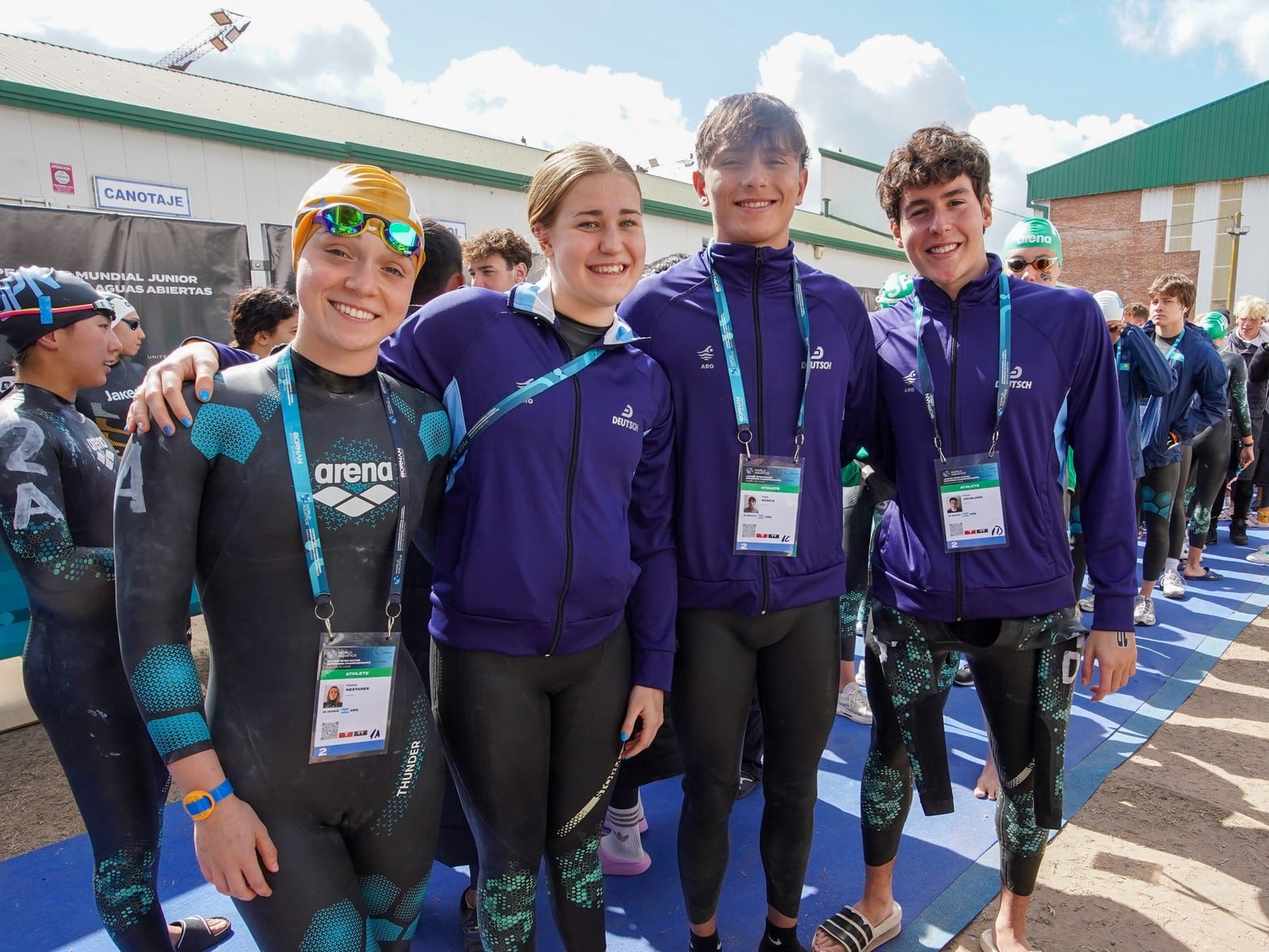 El Mundial Juvenil de Aguas Abiertas finalizó este domingo en la ciudad de Santa Fe.