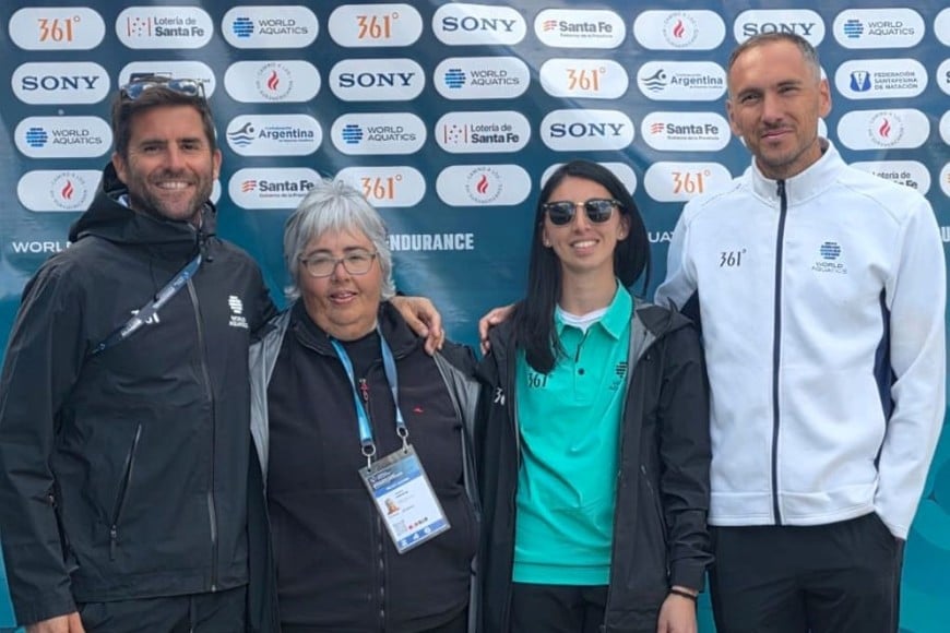 Ingaci Vendrell, Yanina Primón, Ana Laura Scotta, y Pere Miró. Foto: Gentileza